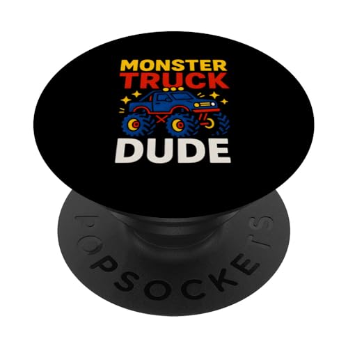 Kinder Cute Dude Jungen Geburtstag PopSockets Klebender PopGrip Kinder Cute Dude Jungen Geburtstag PopSockets Klebender PopGrip von Monster Truck Magic - Boys and Girls Truck Apparel