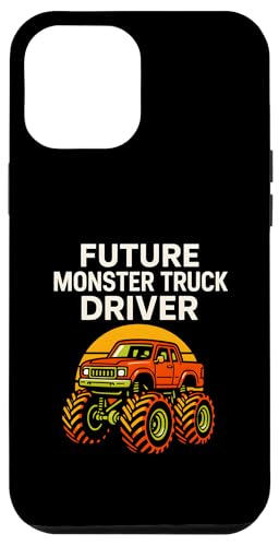 Kinder Cute Future Monster Truck Driver Jungen Geburtstagsparty Hülle für iPhone 12 Pro Max Kinder Cute Future Monster Truck Driver Jungen Geburtstagsparty Hülle für iPhone 12 Pro Max von Monster Truck Magic - Boys and Girls Truck Apparel