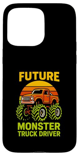 Kinder Cute Future Monster Truck Driver Jungen Geburtstagsparty Hülle für iPhone 15 Pro Max Kinder Cute Future Monster Truck Driver Jungen Geburtstagsparty Hülle für iPhone 15 Pro Max von Monster Truck Magic - Boys and Girls Truck Apparel
