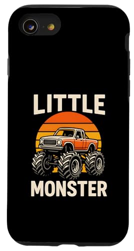 Kinder Cute Little Monster Boys Monster Truck Geburtstag Hülle für iPhone SE (2020) / 7 / 8 von Monster Truck Magic - Boys and Girls Truck Apparel