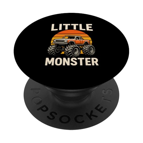 Kinder Cute Little Monster Boys Monster Truck Geburtstag PopSockets Klebender PopGrip Kinder Cute Little Monster Boys Monster Truck Geburtstag PopSockets Klebender PopGrip von Monster Truck Magic - Boys and Girls Truck Apparel