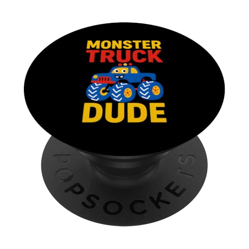 Kinder niedlicher Monster-Truck, Dude, niedlicher Jungen-Geburtstag PopSockets Klebender PopGrip von Monster Truck Magic - Boys and Girls Truck Apparel