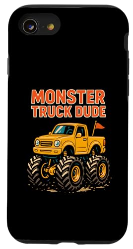 Monster Truck Dude Süße Kindergeburtstagsparty für Jungen Hülle für iPhone SE (2020) / 7 / 8 von Monster Truck Magic - Boys and Girls Truck Apparel