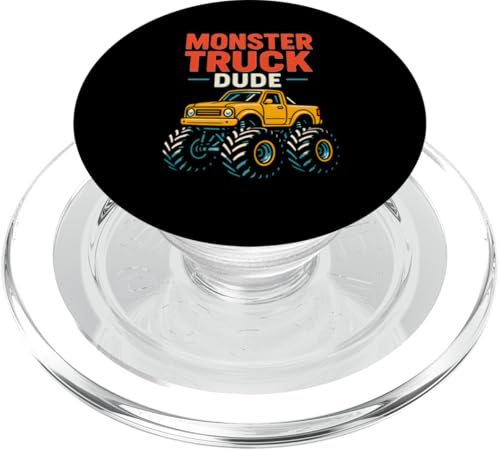 Monster Truck Dude Süße Kindergeburtstagsparty für Jungen PopSockets PopGrip für MagSafe Monster Truck Dude Süße Kindergeburtstagsparty für Jungen PopSockets PopGrip für MagSafe von Monster Truck Magic - Boys and Girls Truck Apparel