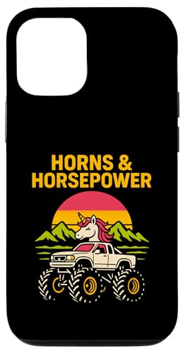 Niedliche Einhorn-Monster-Truck-Hörner & Pferdestärken Mädchen niedlich Hülle für iPhone 12/12 Pro Niedliche Einhorn-Monster-Truck-Hörner & Pferdestärken Mädchen niedlich Hülle für iPhone 12/12 Pro von Monster Truck Magic - Boys and Girls Truck Apparel