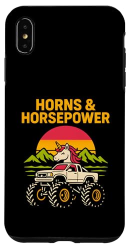 Niedliche Einhorn-Monster-Truck-Hörner & Pferdestärken Mädchen niedlich Hülle für iPhone XS Max Niedliche Einhorn-Monster-Truck-Hörner & Pferdestärken Mädchen niedlich Hülle für iPhone XS Max von Monster Truck Magic - Boys and Girls Truck Apparel