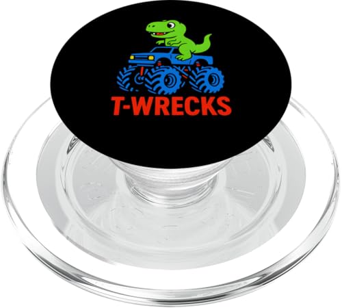 Niedliche Kinder T-Rex T-Wracks Monster Trucks Fun Boys PopSockets PopGrip für MagSafe Niedliche Kinder T-Rex T-Wracks Monster Trucks Fun Boys PopSockets PopGrip für MagSafe von Monster Truck Magic - Boys and Girls Truck Apparel