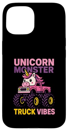 Niedlicher Einhorn-Monster-Truck-Vibes-Kindergeburtstag Hülle für iPhone 15 Niedlicher Einhorn-Monster-Truck-Vibes-Kindergeburtstag Hülle für iPhone 15 von Monster Truck Magic - Boys and Girls Truck Apparel
