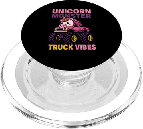 Niedlicher Einhorn-Monster-Truck-Vibes-Kindergeburtstag PopSockets PopGrip für MagSafe Niedlicher Einhorn-Monster-Truck-Vibes-Kindergeburtstag PopSockets PopGrip für MagSafe von Monster Truck Magic - Boys and Girls Truck Apparel