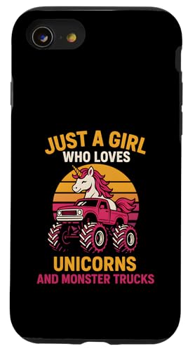 Niedlicher Einhorn-Monster-Truck liebt Mädchen Spaß Party Hülle für iPhone SE (2020) / 7 / 8 von Monster Truck Magic - Boys and Girls Truck Apparel