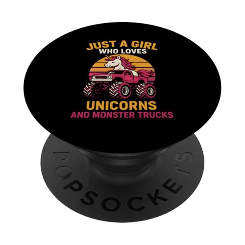 Niedlicher Einhorn-Monster-Truck liebt Mädchen Spaß Party PopSockets Klebender PopGrip Niedlicher Einhorn-Monster-Truck liebt Mädchen Spaß Party PopSockets Klebender PopGrip von Monster Truck Magic - Boys and Girls Truck Apparel