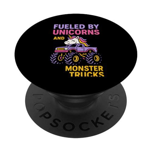 Niedlicher Einhorn-Monster-Truck von UnicornsGirls Cute PopSockets Klebender PopGrip Niedlicher Einhorn-Monster-Truck von UnicornsGirls Cute PopSockets Klebender PopGrip von Monster Truck Magic - Boys and Girls Truck Apparel