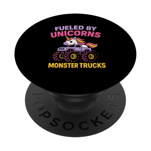 Niedlicher Einhorn-Monster-Truck von UnicornsGirls Cute PopSockets Klebender PopGrip Niedlicher Einhorn-Monster-Truck von UnicornsGirls Cute PopSockets Klebender PopGrip von Monster Truck Magic - Boys and Girls Truck Apparel