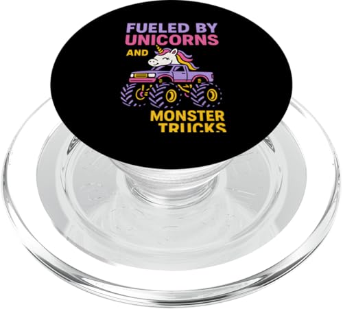 Niedlicher Einhorn-Monster-Truck von UnicornsGirls Cute PopSockets PopGrip für MagSafe Niedlicher Einhorn-Monster-Truck von UnicornsGirls Cute PopSockets PopGrip für MagSafe von Monster Truck Magic - Boys and Girls Truck Apparel