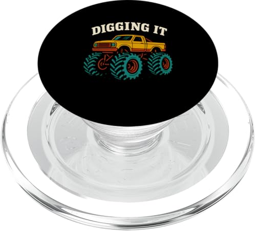 Niedlicher Kinder-Monster-Truck Graben It Jungen Spaß Geburtstag PopSockets PopGrip für MagSafe Niedlicher Kinder-Monster-Truck Graben It Jungen Spaß Geburtstag PopSockets PopGrip für MagSafe von Monster Truck Magic - Boys and Girls Truck Apparel