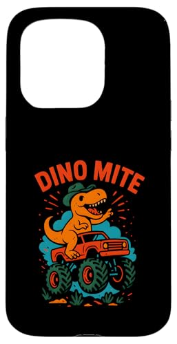 Niedlicher Kinder T Rex Dino Mite Jungen Monster Truck Hülle für iPhone 15 Pro Niedlicher Kinder T Rex Dino Mite Jungen Monster Truck Hülle für iPhone 15 Pro von Monster Truck Magic - Boys and Girls Truck Apparel