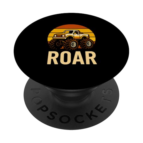 Niedlicher Monster-Truck, brüllt Kinder, cooler Jungen-Geburtstag PopSockets Klebender PopGrip Niedlicher Monster-Truck, brüllt Kinder, cooler Jungen-Geburtstag PopSockets Klebender PopGrip von Monster Truck Magic - Boys and Girls Truck Apparel