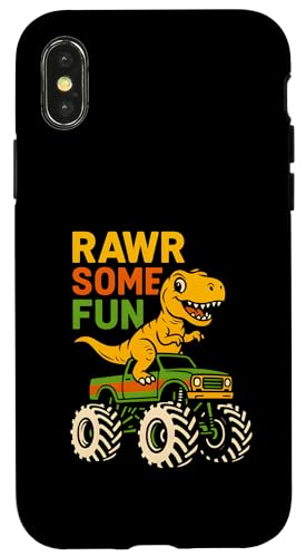 Niedlicher T-Rex Monster Truck Adventure Kids-Truck Geburtstagsparty Hülle für iPhone X/XS Niedlicher T-Rex Monster Truck Adventure Kids-Truck Geburtstagsparty Hülle für iPhone X/XS von Monster Truck Magic - Boys and Girls Truck Apparel