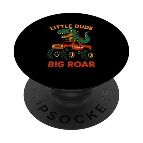 Niedlicher T-Rex Monster Truck Big Roar Jungen, Kinder Dinosaurier PopSockets Klebender PopGrip Niedlicher T-Rex Monster Truck Big Roar Jungen, Kinder Dinosaurier PopSockets Klebender PopGrip von Monster Truck Magic - Boys and Girls Truck Apparel