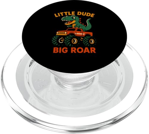 Niedlicher T-Rex Monster Truck Big Roar Jungen, Kinder Dinosaurier PopSockets PopGrip für MagSafe Niedlicher T-Rex Monster Truck Big Roar Jungen, Kinder Dinosaurier PopSockets PopGrip für MagSafe von Monster Truck Magic - Boys and Girls Truck Apparel