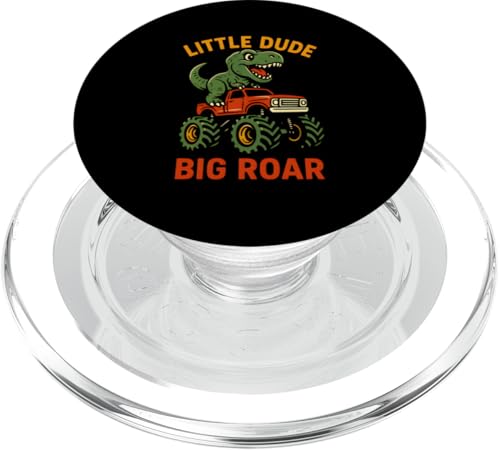 Niedlicher T-Rex Monster Truck Big Roar Jungen, Kinder Dinosaurier PopSockets PopGrip für MagSafe Niedlicher T-Rex Monster Truck Big Roar Jungen, Kinder Dinosaurier PopSockets PopGrip für MagSafe von Monster Truck Magic - Boys and Girls Truck Apparel