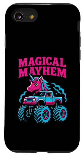 Niedliches Einhorn Monster Truck Magical Mayhem Girls Cool Hülle für iPhone SE (2020) / 7 / 8 von Monster Truck Magic - Boys and Girls Truck Apparel