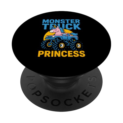Niedliches Einhorn Monster Truck Prinzessin Mädchen Geburtstag PopSockets Klebender PopGrip Niedliches Einhorn Monster Truck Prinzessin Mädchen Geburtstag PopSockets Klebender PopGrip von Monster Truck Magic - Boys and Girls Truck Apparel