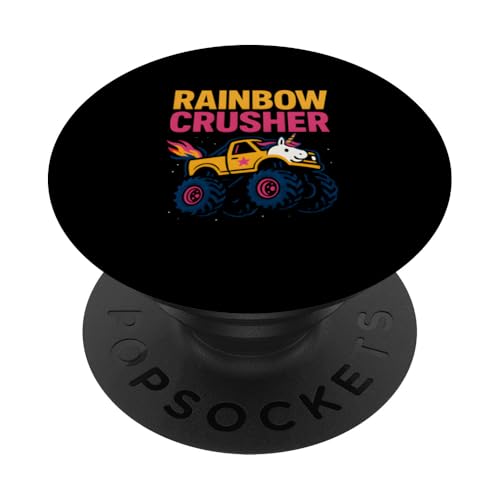 Niedliches Einhorn Monster Truck Regenbogen Crusher Mädchen Cool PopSockets Klebender PopGrip Niedliches Einhorn Monster Truck Regenbogen Crusher Mädchen Cool PopSockets Klebender PopGrip von Monster Truck Magic - Boys and Girls Truck Apparel