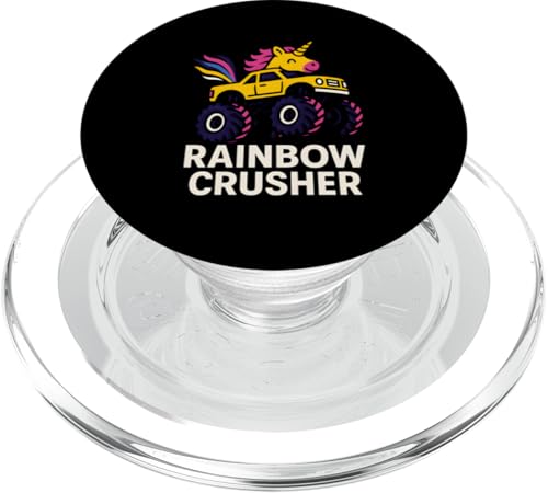 Niedliches Einhorn Monster Truck Regenbogen Crusher Mädchen Cool PopSockets PopGrip für MagSafe Niedliches Einhorn Monster Truck Regenbogen Crusher Mädchen Cool PopSockets PopGrip für MagSafe von Monster Truck Magic - Boys and Girls Truck Apparel