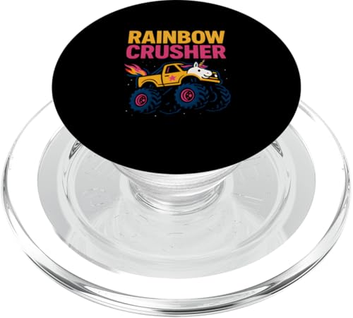 Niedliches Einhorn Monster Truck Regenbogen Crusher Mädchen Cool PopSockets PopGrip für MagSafe Niedliches Einhorn Monster Truck Regenbogen Crusher Mädchen Cool PopSockets PopGrip für MagSafe von Monster Truck Magic - Boys and Girls Truck Apparel