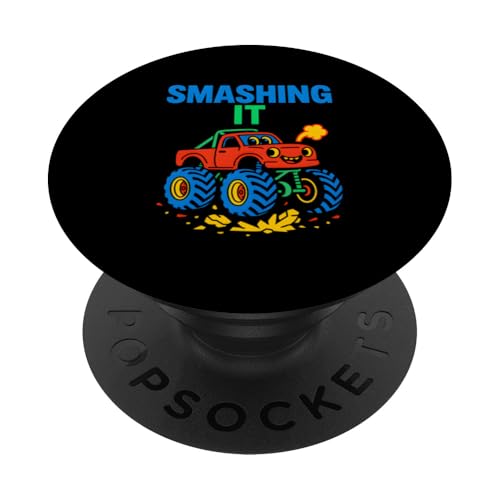 Süßer Kindergeburtstag mit lustigen Monstertrucks PopSockets Klebender PopGrip Süßer Kindergeburtstag mit lustigen Monstertrucks PopSockets Klebender PopGrip von Monster Truck Magic - Boys and Girls Truck Apparel