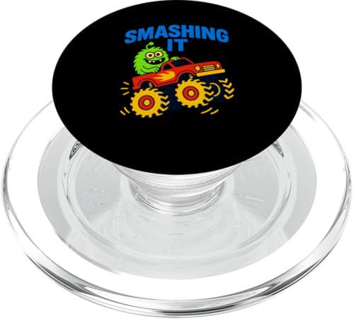 Süßer Kindergeburtstag mit lustigen Monstertrucks PopSockets PopGrip für MagSafe Süßer Kindergeburtstag mit lustigen Monstertrucks PopSockets PopGrip für MagSafe von Monster Truck Magic - Boys and Girls Truck Apparel