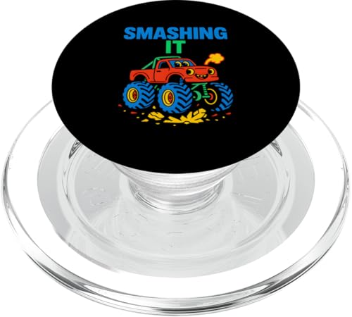 Süßer Kindergeburtstag mit lustigen Monstertrucks PopSockets PopGrip für MagSafe Süßer Kindergeburtstag mit lustigen Monstertrucks PopSockets PopGrip für MagSafe von Monster Truck Magic - Boys and Girls Truck Apparel