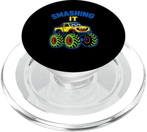 Süßer Kindergeburtstag mit lustigen Monstertrucks PopSockets PopGrip für MagSafe Süßer Kindergeburtstag mit lustigen Monstertrucks PopSockets PopGrip für MagSafe von Monster Truck Magic - Boys and Girls Truck Apparel