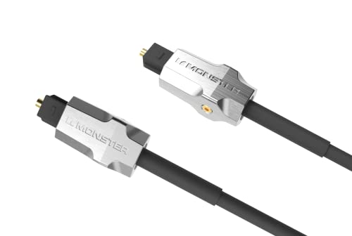 MONSTER M1000 Glasfaserkabel 3m, Fiber Optic Kabel, Surround-Sound, Digitales Audiokabel, Optimale Signalübertragung, Kabel für Heimkino, Verstärker, Spielkonsolen, DVD-Player MONSTER M1000 Glasfaserkabel 3m, Fiber Optic Kabel, Surround-Sound, Digitales Audiokabel, Optimale Signalübertragung, Kabel für Heimkino, Verstärker, Spielkonsolen, DVD-Player von Monster