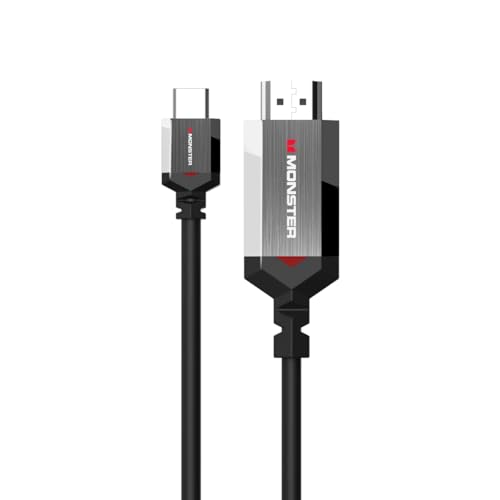 Monster Cable USB C VERS HDMI Essentials UHD 4K HDR 60HZ 2M von Monster