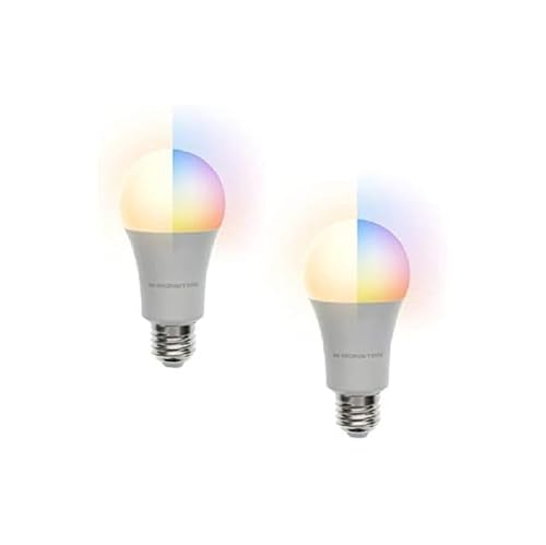 Monster Illuminessence Smarte 2 x lampen A19 E27, dimmbar, kein Hub notwendig, kompatibel mit Alexa, Google Assistant, Abläufe und Zeitpläne, Abwesenheitmodus, App, energiesparend Monster Illuminessence Smarte 2 x lampen A19 E27, dimmbar, kein Hub notwendig, kompatibel mit Alexa, Google Assistant, Abläufe und Zeitpläne, Abwesenheitmodus, App, energiesparend von Monster