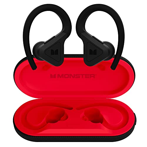 Monster In-Ear-Kopfhörer, True Wireless, DNA Fit, Schwarz/Rot von Monster