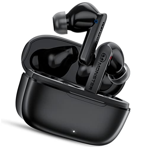 Monster N-LITE Clear Talk, Bluetooth-Kopfhörer, Intelligente Ladebox, Berührungssteuerung, Stereoanrufe mit Freisprechfunktion, Klare Anrufe in Einer Lauten Umgebung Monster N-LITE Clear Talk, Bluetooth-Kopfhörer, Intelligente Ladebox, Berührungssteuerung, Stereoanrufe mit Freisprechfunktion, Klare Anrufe in Einer Lauten Umgebung von Monster