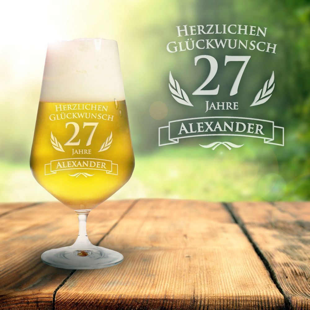 Bierglas zum Geburtstag von Monsterzeug