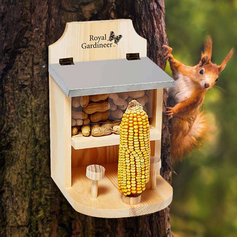 Eichhörnchen Futterhaus Bausatz von Monsterzeug