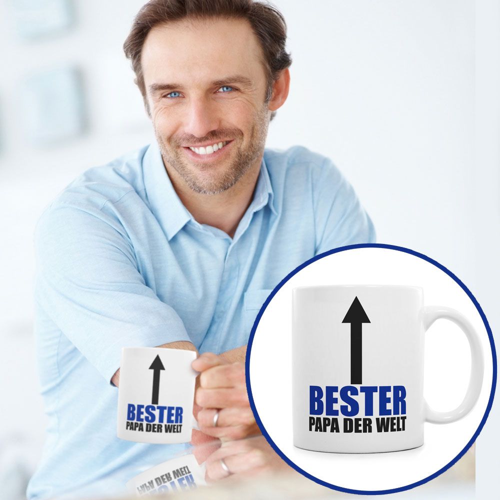 Tasse - Bester Papa auf der Welt Tasse - Bester Papa auf der Welt von Monsterzeug