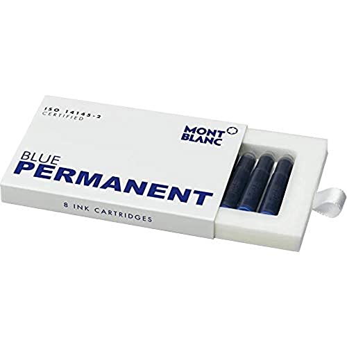 INK CART PERMANENT BLUE 1PACK=8CART PF Marke Montblanc von Montblanc