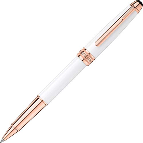 MONTBLANC ROLLER MEISTERSTUCK WHITE SOLITAIRE RED GOLD 113324 von Montblanc