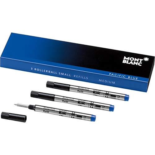 Montblanc 3x Rollerballmine Small Pacific Blue M (mittel) von Montblanc