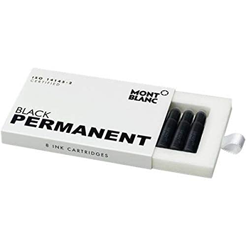 Montblanc INK CART PERMANENT BLACK 1PACK=8CART PF Marke von Montblanc