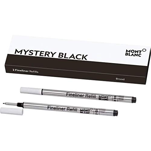 Montblanc "Mystery Black 105170 Fineliner Ersatzminen B – Refill – 2 x Fineliner-Minen schwarz von Montblanc