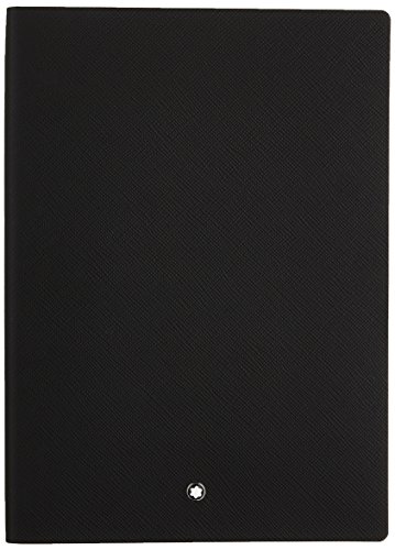 Montblanc Notebook 113294 Fine Stationery #146 – Leder Notizbuch A5 liniert mit Softcover – Farbe: Black – 192 Seiten von Montblanc