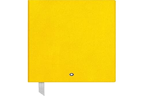 Montblanc Notebook 116519 Fine Stationery #146 – Liniertes Notizbuch aus Leder mit Softcover in DIN A5 – Farbe: Yellow – 192 Seiten von Montblanc