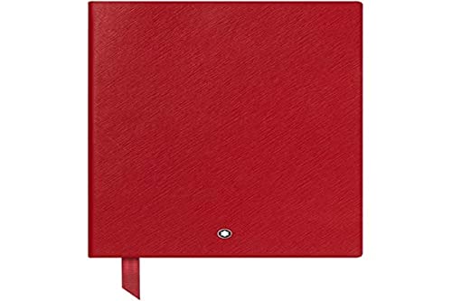Montblanc Notebook 116521 Fine Stationery #146 – Liniertes Notizbuch aus Leder mit Softcover in DIN A5 – Farbe: Red – 192 Seiten von Montblanc